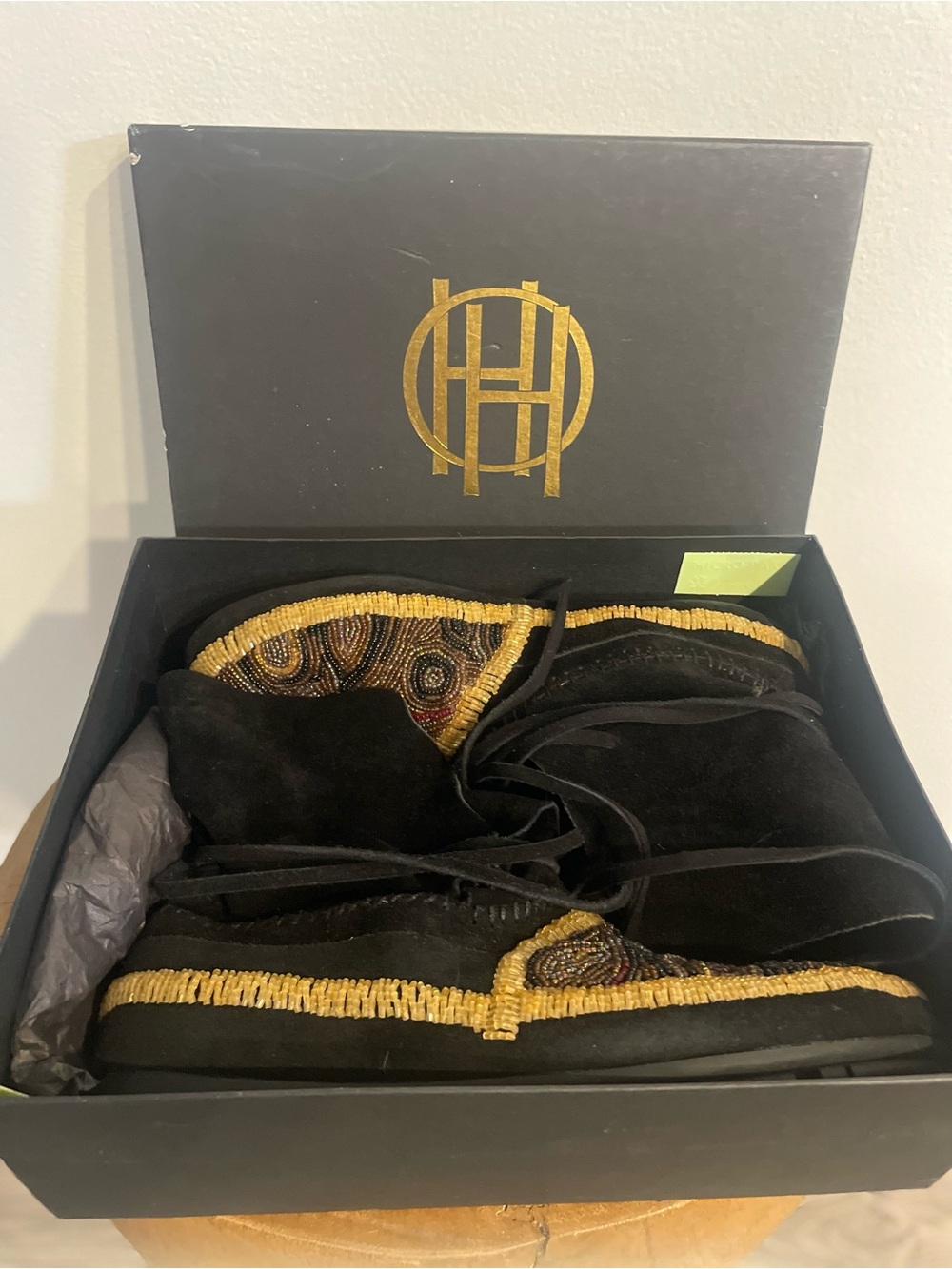 House of Harlow Suede Moccasin